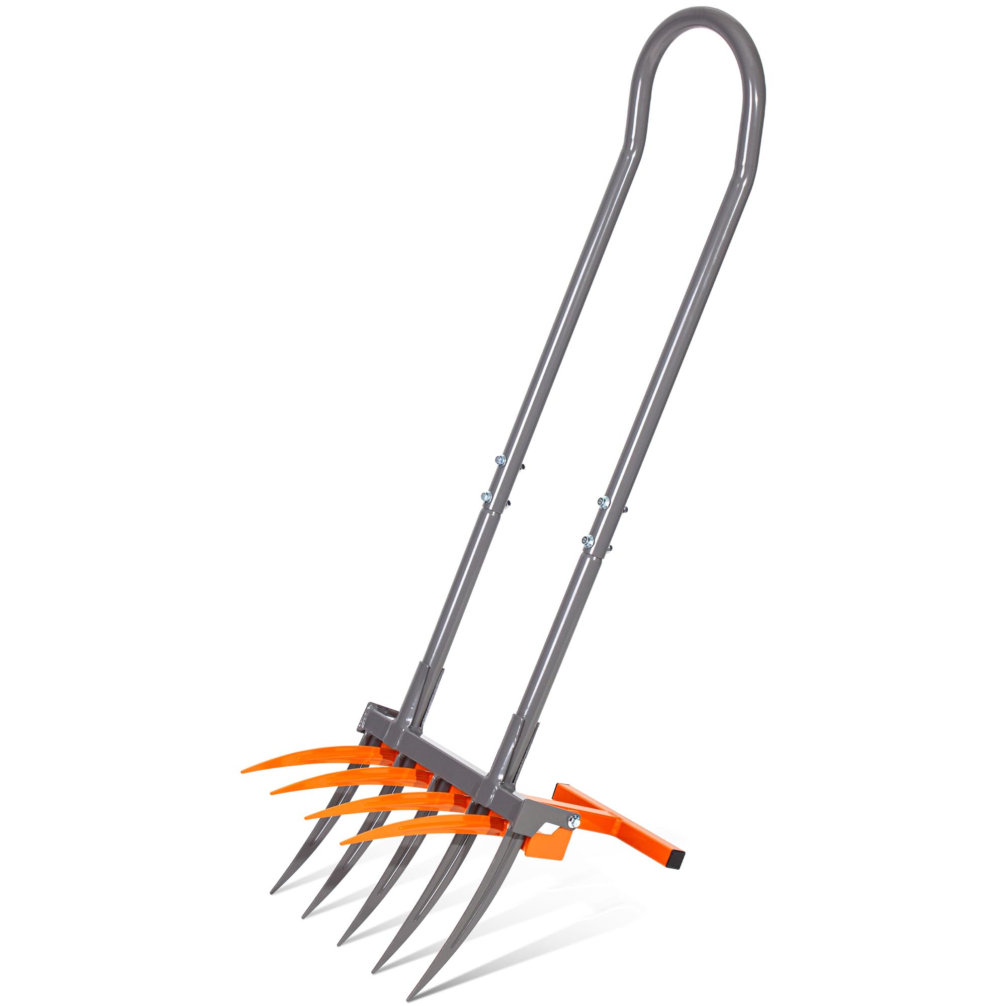 Spade Digging Fork - Broad Fork Heavy Duty 9-Tine Hand