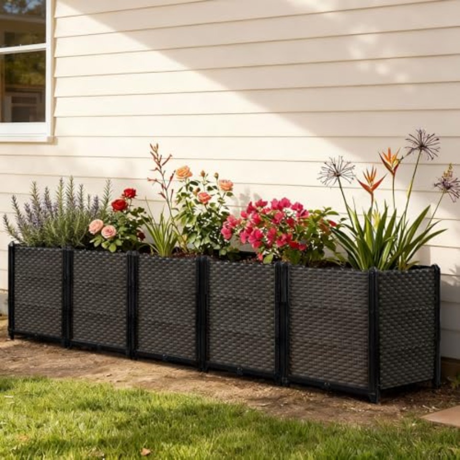 Outdoor self-watering raised p - Self-Watering Planter recension och pris