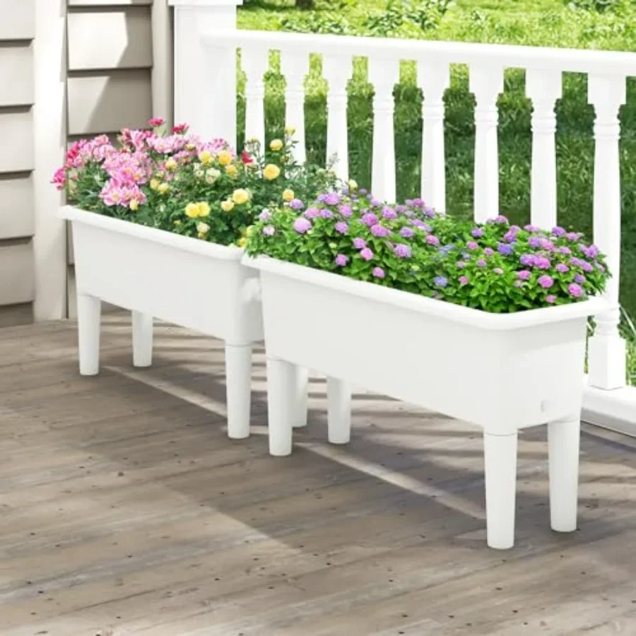 Raised Garden Beds Outdoor Set - Self-Watering Planter recension och pris