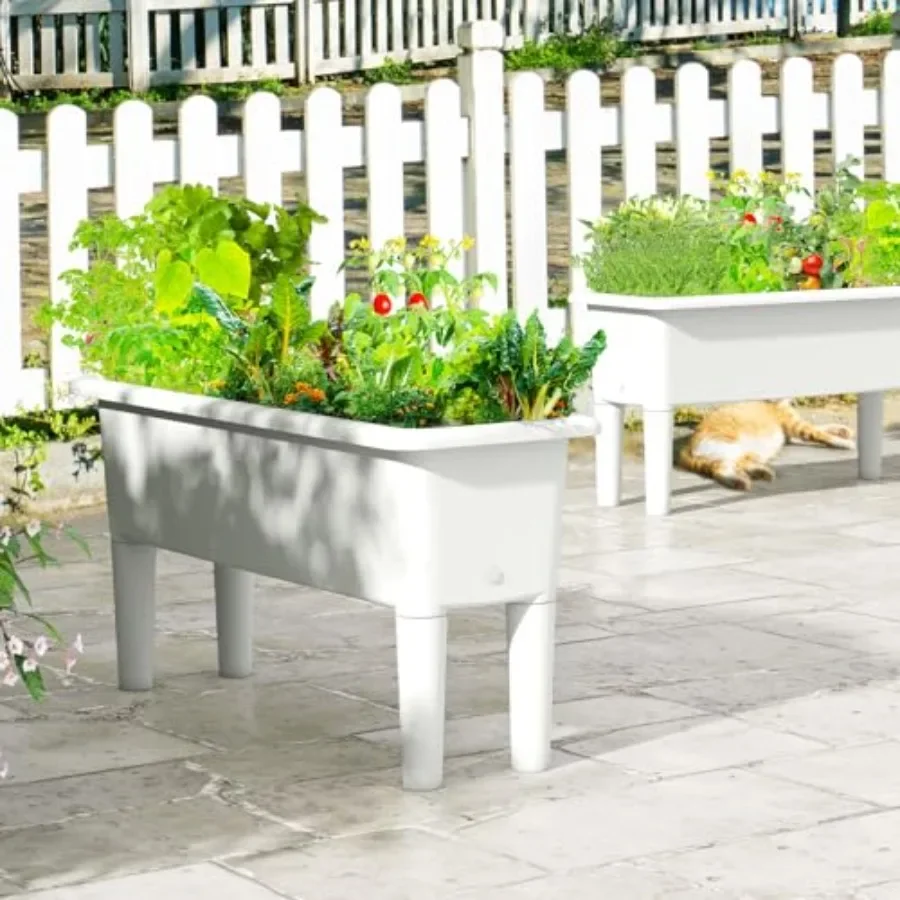 Raised Garden Beds Outdoor Set - Self-Watering Planter recension och pris