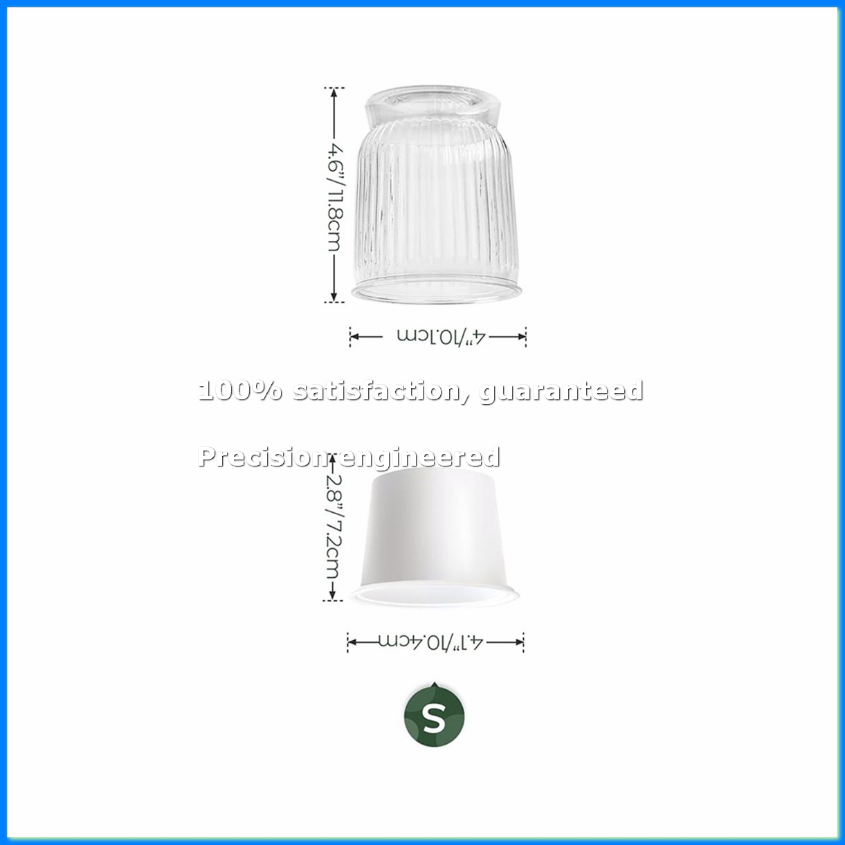 Self Watering Plant Pots, 4 In - Self-Watering Planter recension och pris