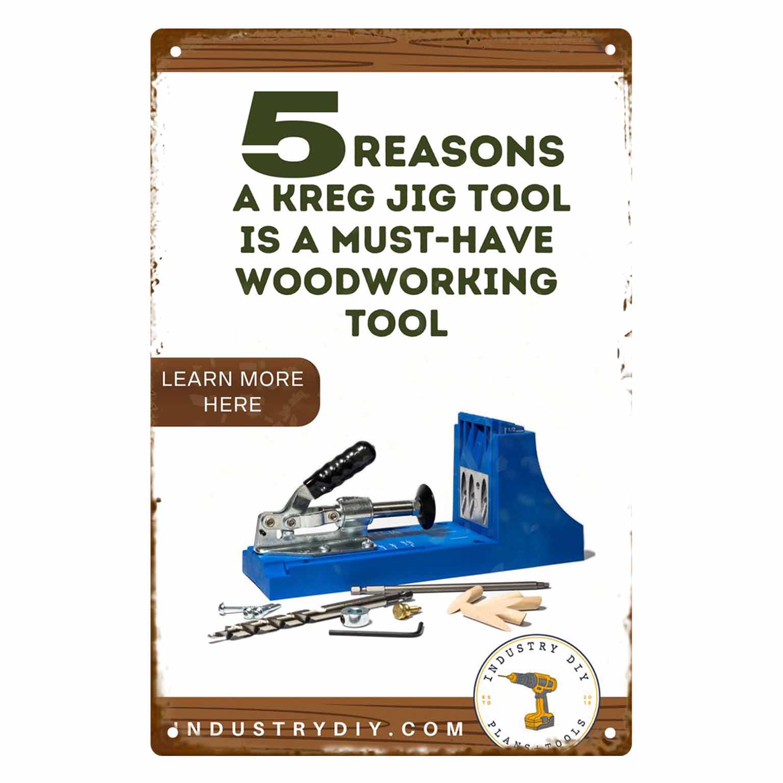 2D FLAT 1pc 5 Reasons A Kreg J - Gardening Tools Must Haves recension och pris