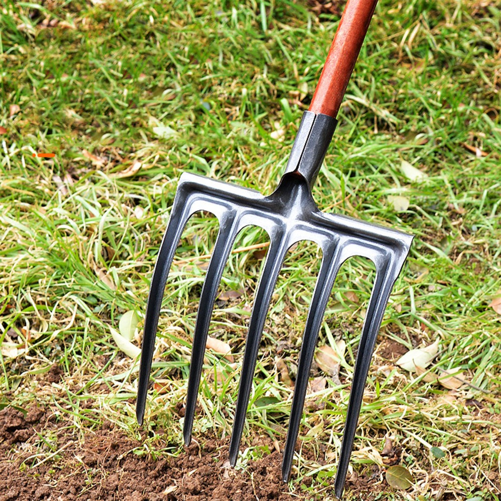 Sturdy High Carbon Steel Diggi - Spade Digging Fork recension och pris