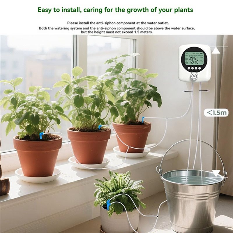 ALIM-For 30 Potted Plants Dual - Automatic Plant Waterer recension och pris