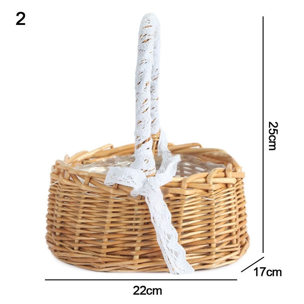 Willow Rattan Flower Girl Bask - Gardening Tools Girls recension och pris