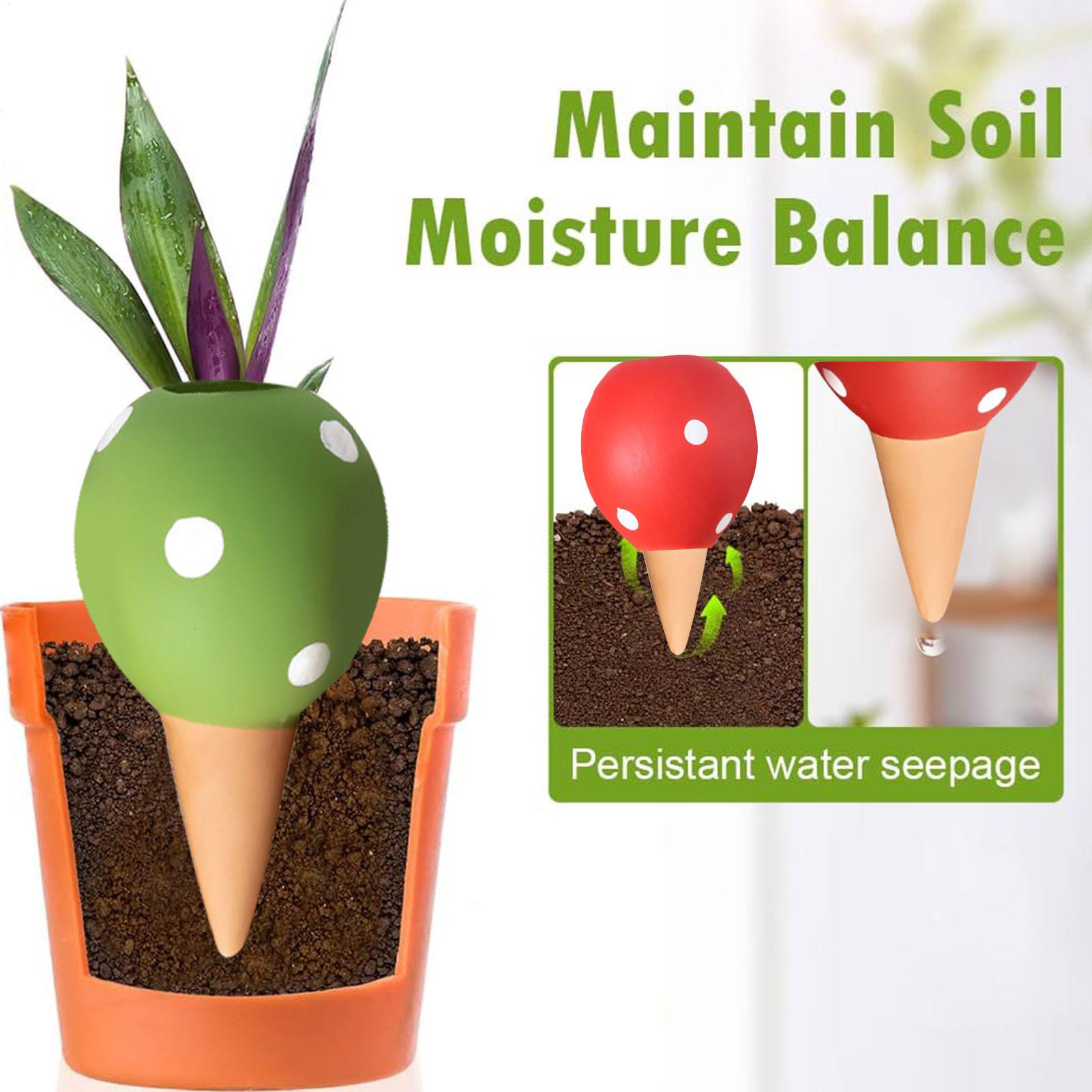Terracotta Watering Spikes Sel - Automatic Plant Waterer recension och pris