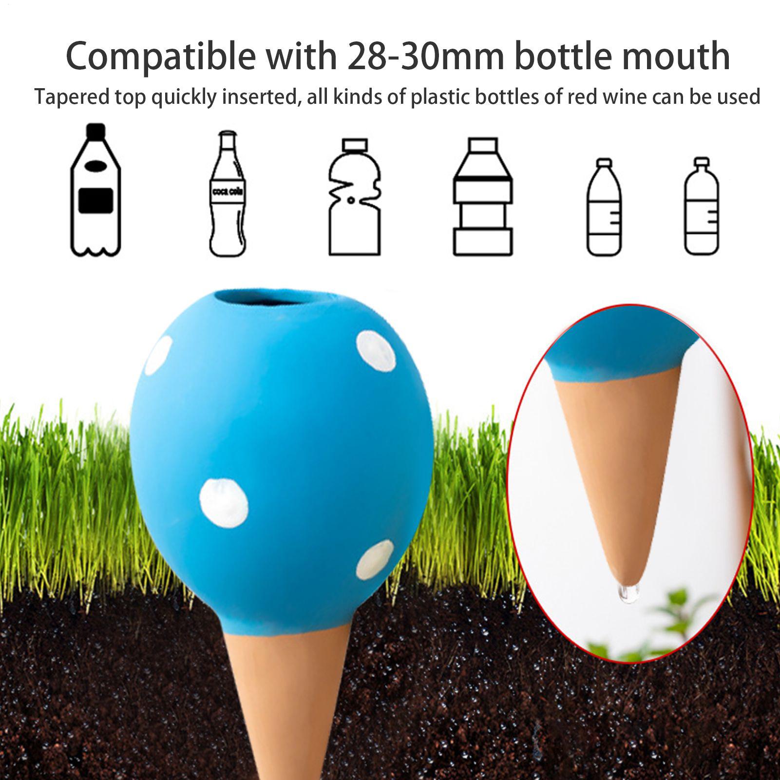 Terracotta Watering Spikes Sel - Automatic Plant Waterer recension och pris