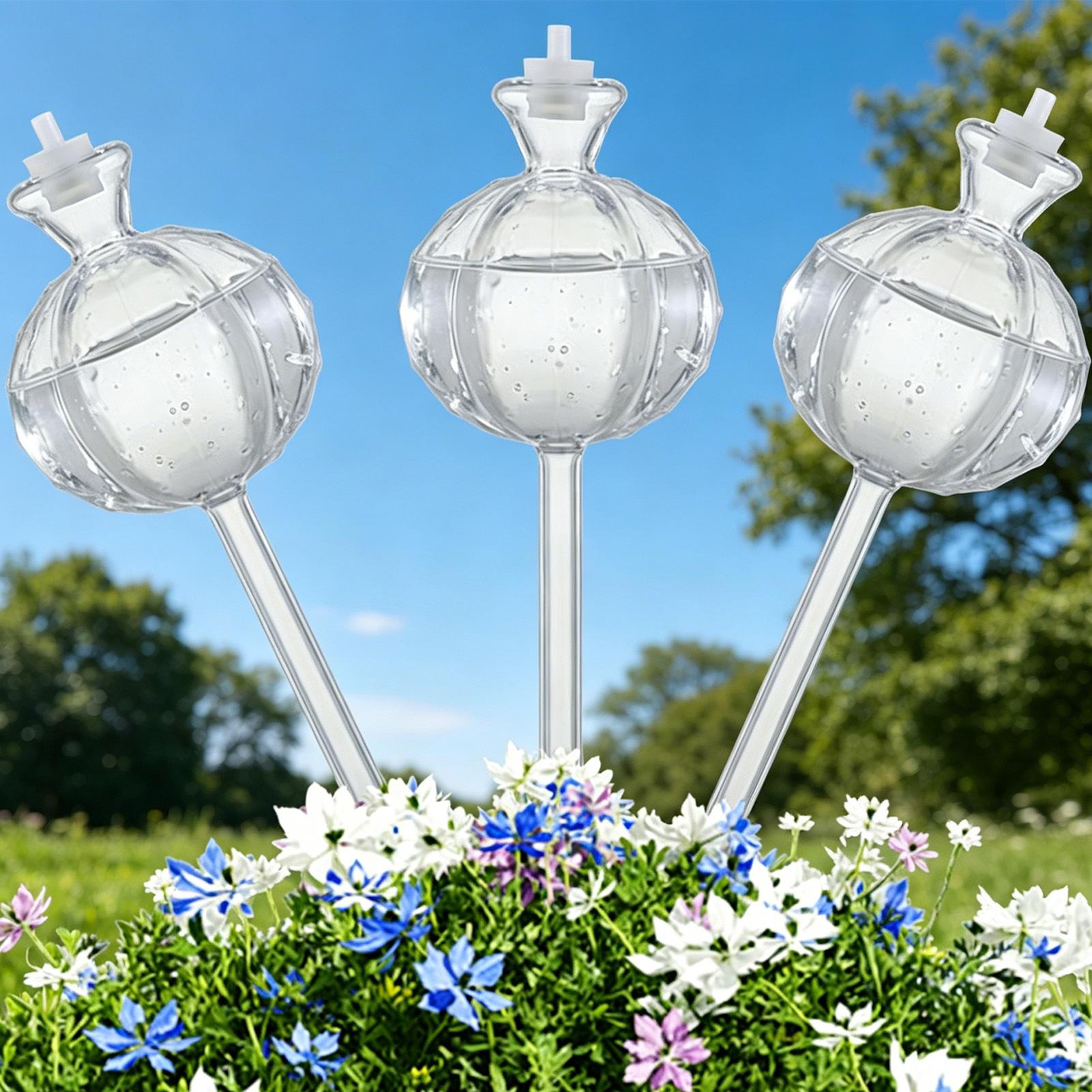 Plant Watering Globes Stakes 3 - Automatic Plant Waterer recension och pris